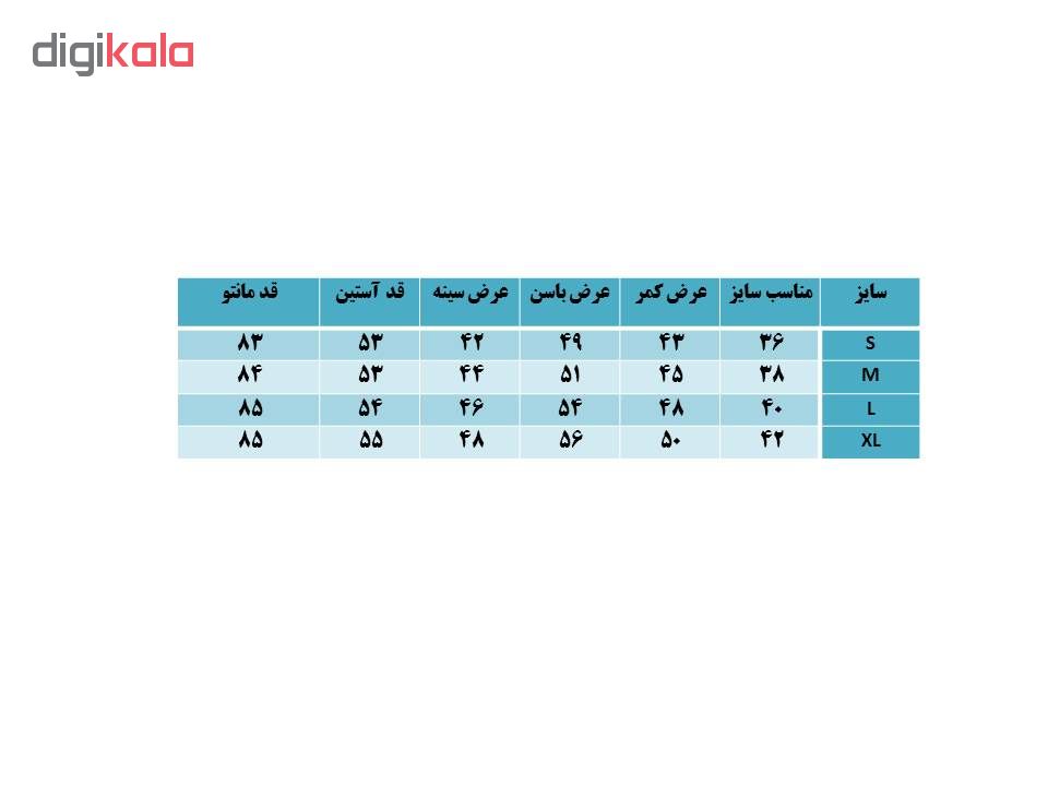 مانتو زنانه کنزو مدل رها رنگ قرمز