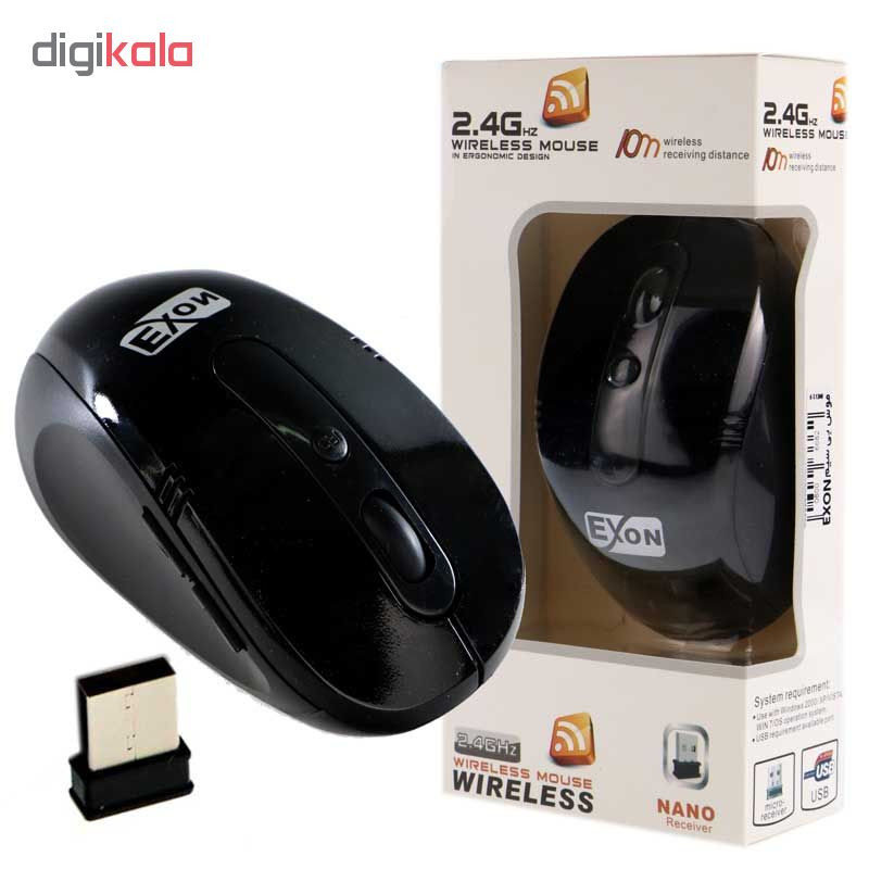 ماوس بی سیم اکسون مدل E2 1