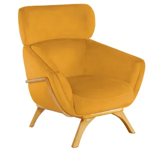 مبل راحتی یک نفره چشمه نور کد MA-403.1-CR-YL