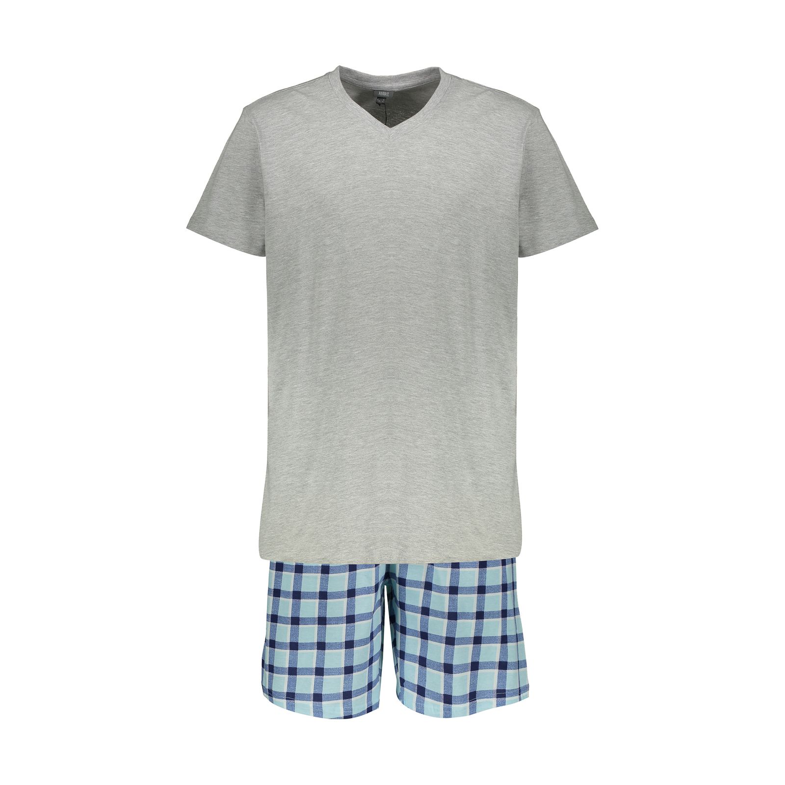 ست تی شرت و شلوارک مردانه یوپیم مدل 5143689-CS09 - آبی/طوسی - 1