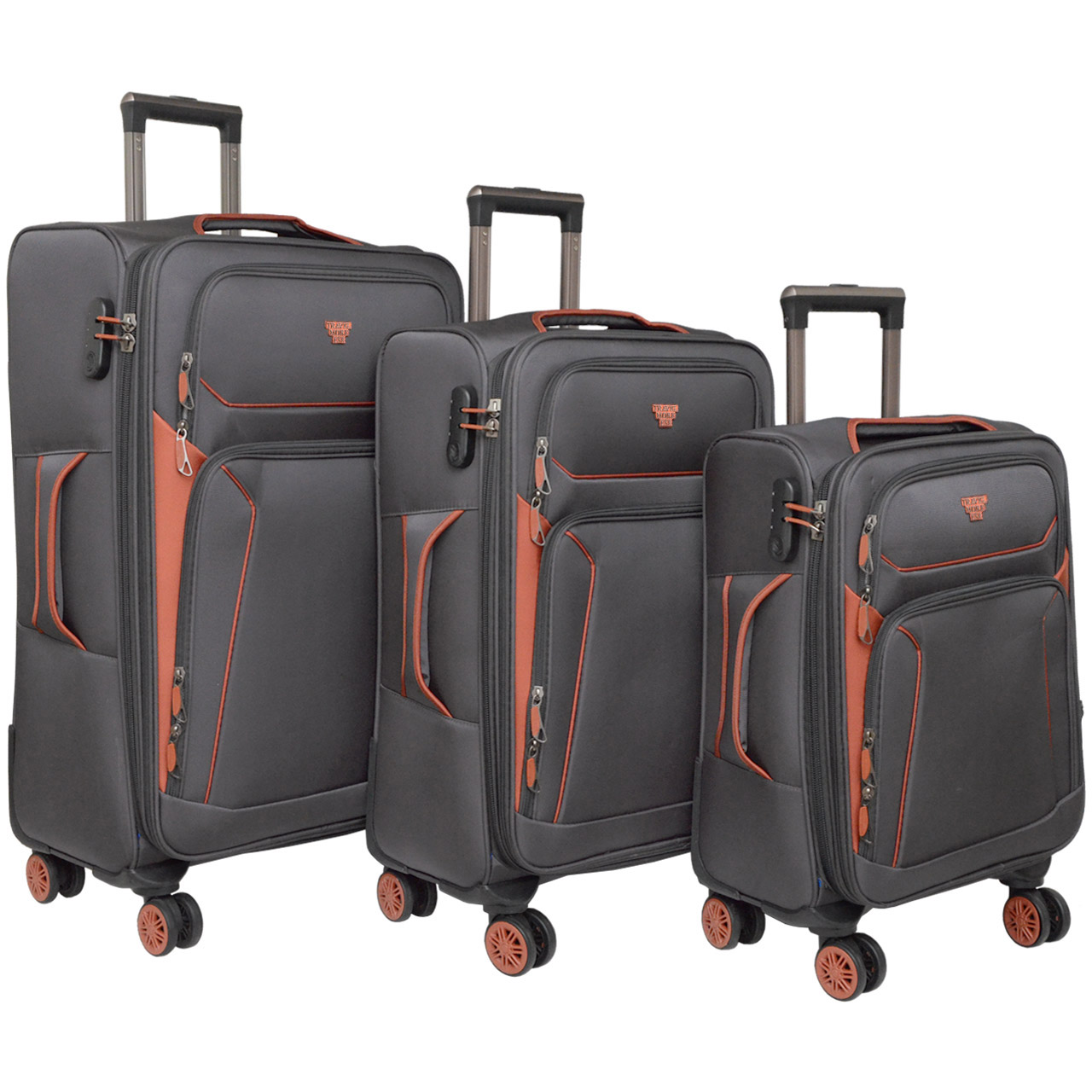 مجموعه سه عددی چمدان مدل TRAVEL001