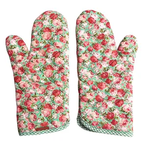 دستکش فر سی کارچی مدل Flower-2 بسته 2 عددی