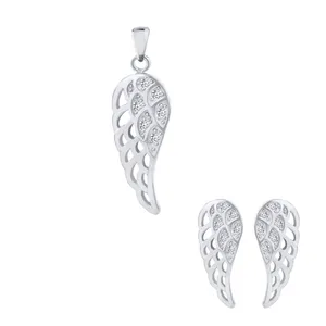 نیم ست نقره زنانه اقلیمه کد NN394