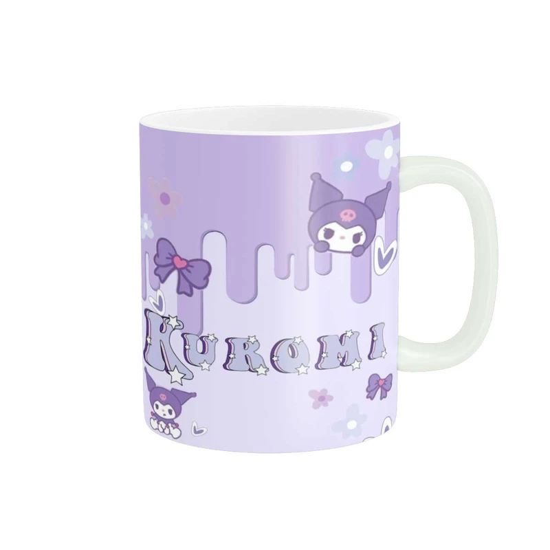 ماگ پاد آفرین طرح کارتون کرومی kuromi کد 3185
