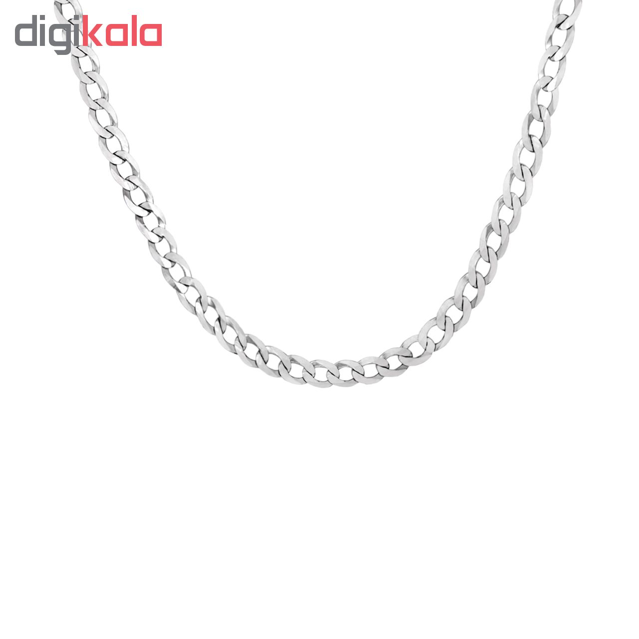 گردنبند نقره مردانه اقلیمه کد GN370