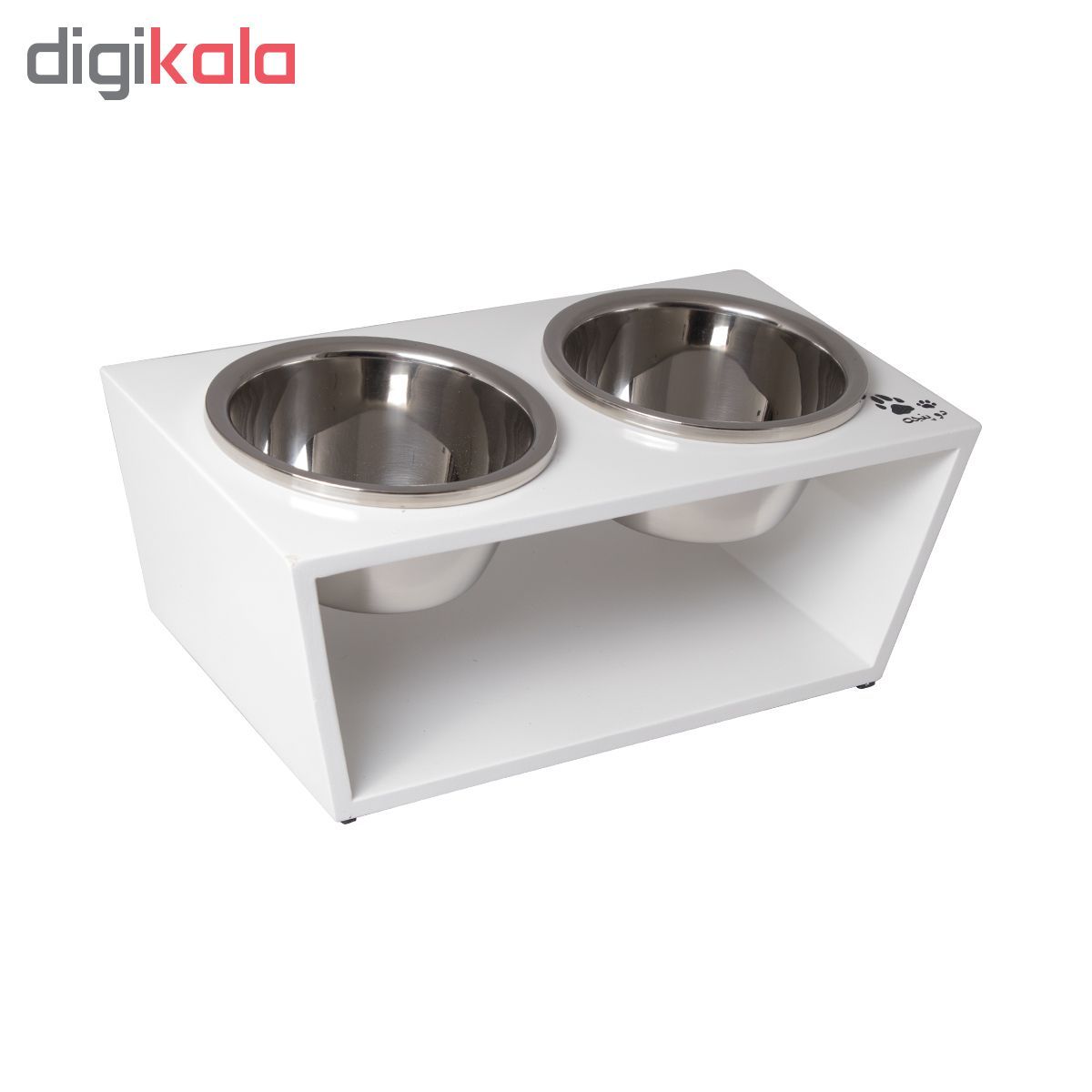 ظرف آب و غذا سگ و گربه دوپنجه مدل 2 Edible Fa