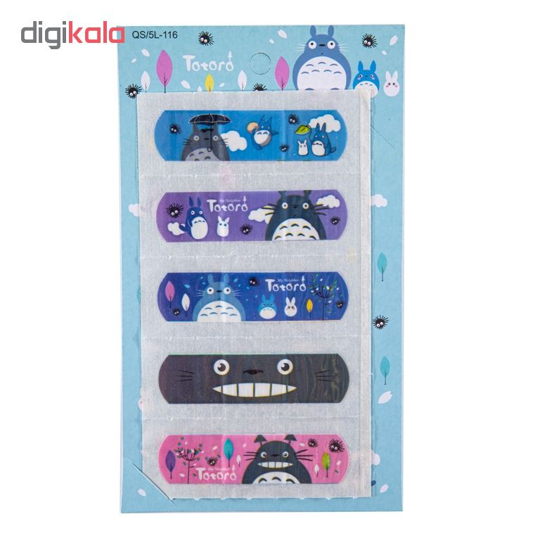 چسب زخم طرح دتوتورو مدل 5L-116 بسته 5 عددی