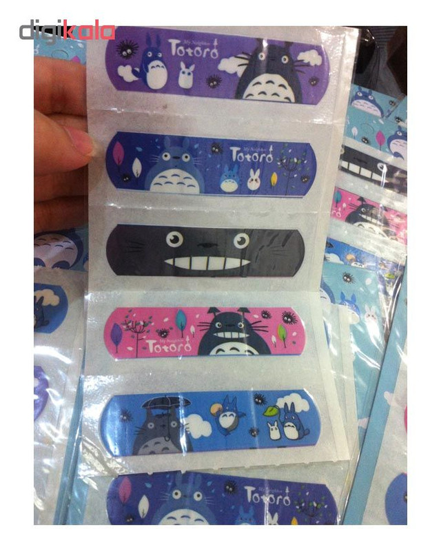چسب زخم طرح دتوتورو مدل 5L-116 بسته 5 عددی
