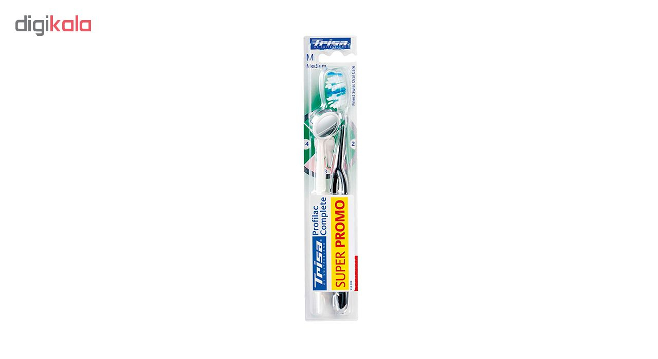 مسواک تریزا مدل Profilac White با برس متوسط