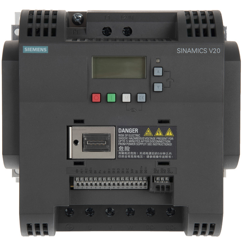 کنترل دور موتور زیمنس مدل 6SL3210-5BB23-0UV0 کنترل دور موتور زیمنس مدل 6SL3210-5BB23-0UV0