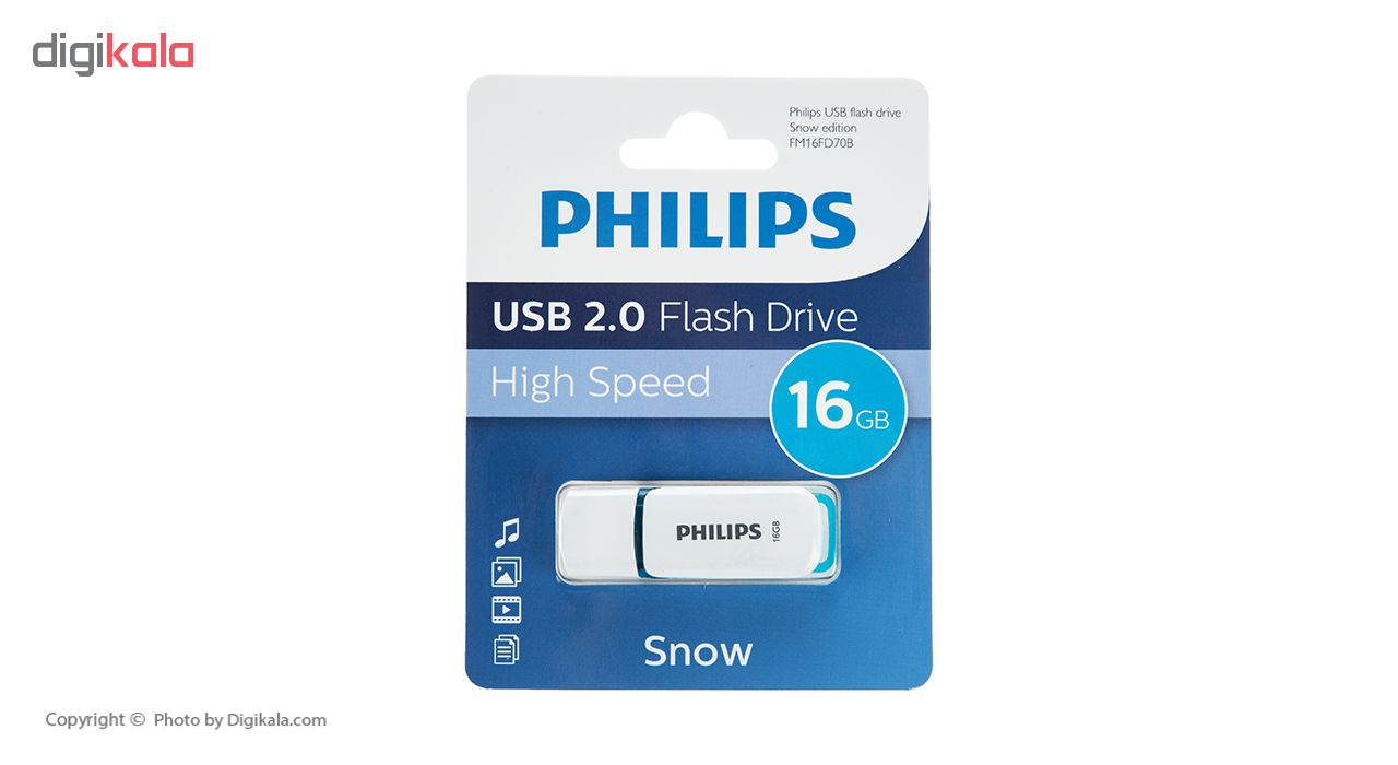 فلش مموری فیلیپس مدل Snow-FM16FD70B ظرفیت 16 گیگابایت