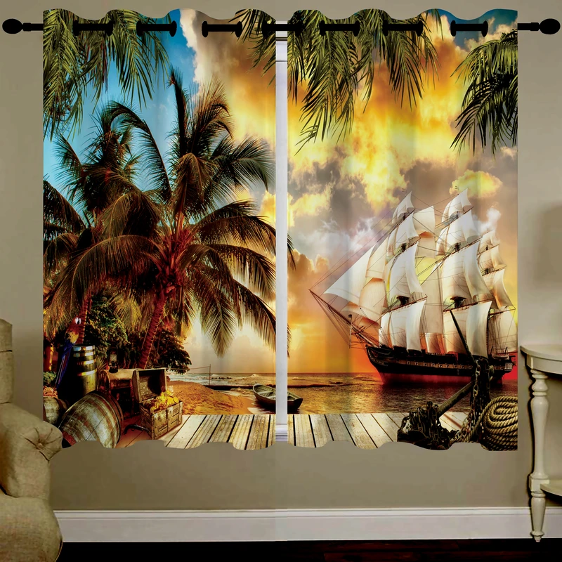 پرده مدل C34-50315 سایز 190×135 سانتی‌متر