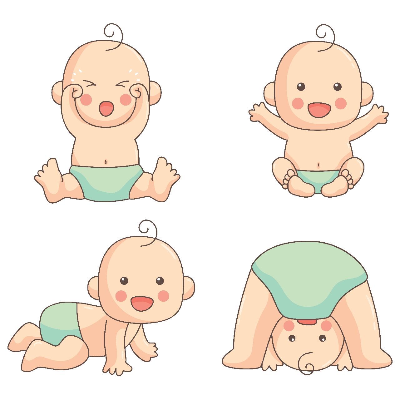 استیکر کلید و پریز مدل little baby -  - 1