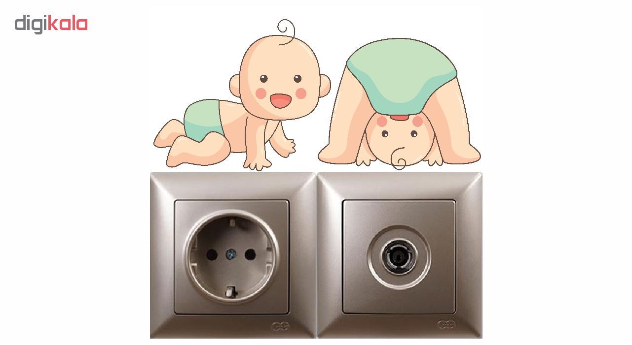 استیکر کلید و پریز مدل little baby -  - 3