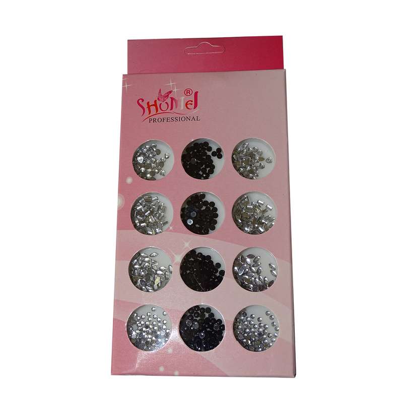 مجموعه نگین ناخن شامل مدل ND06