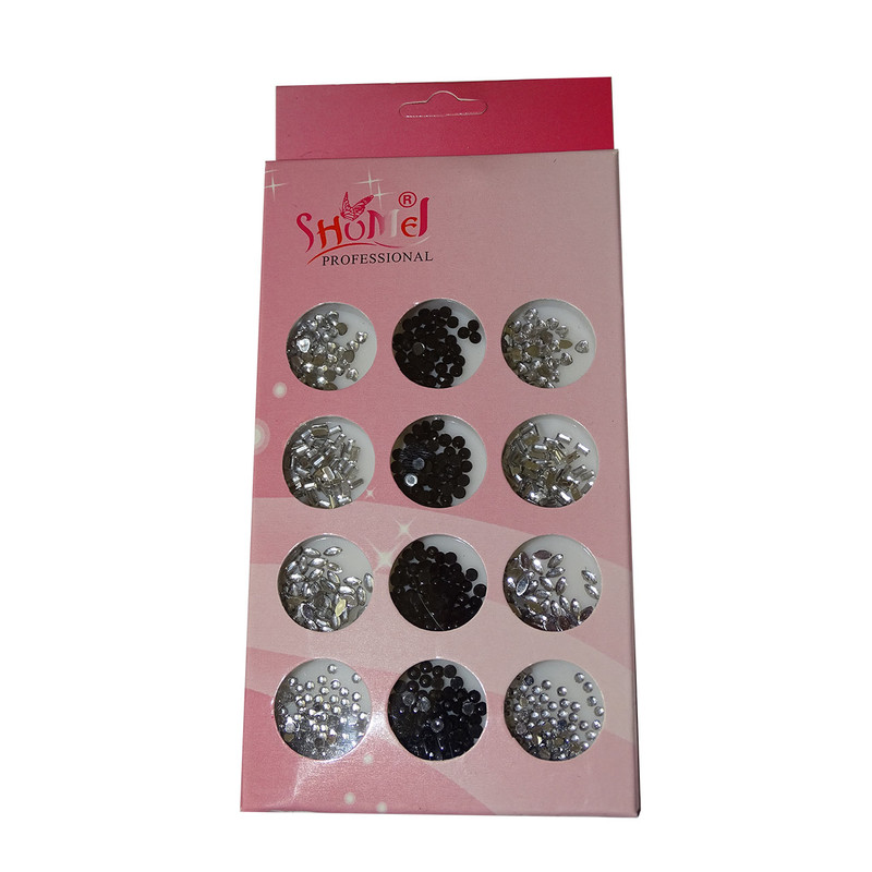 مجموعه نگین ناخن شامل مدل ND06