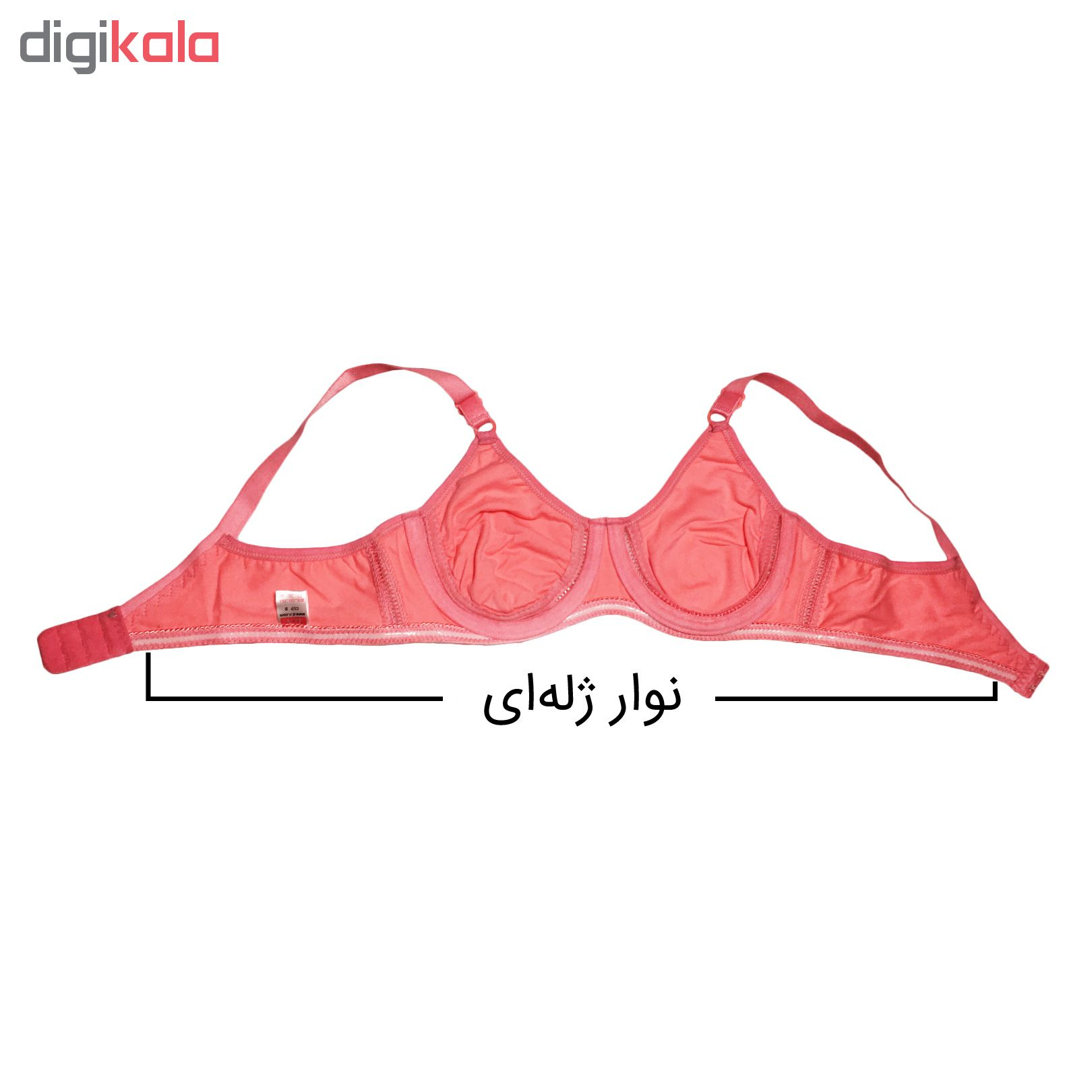 ست شورت و سوتین زنانه کد 01402 رنگ مرجانی