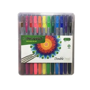 روان نویس پیکاسو  مدل brush marker fine liner بسته 12 عددی