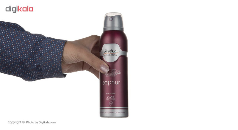 اسپری خوشبو کننده بدن زنانه آنیکا مدل Eophur حجم 200 میلی لیتر
