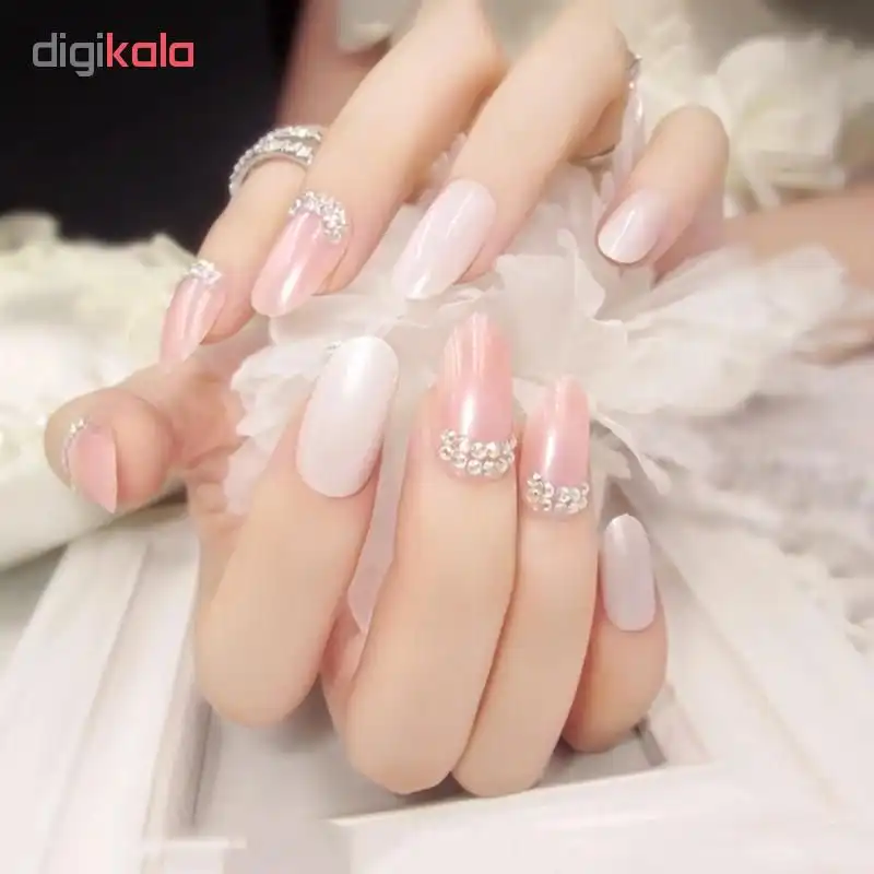 مجموعه نگین ناخن شامل مدل ND07