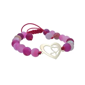 دستبند نقره زنانه کد 180s2