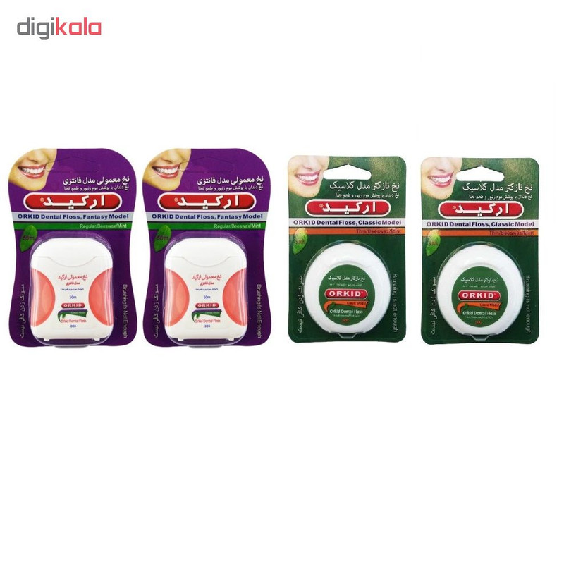 نخ دندان ارکید کد 002 مجموعه 4 عددی