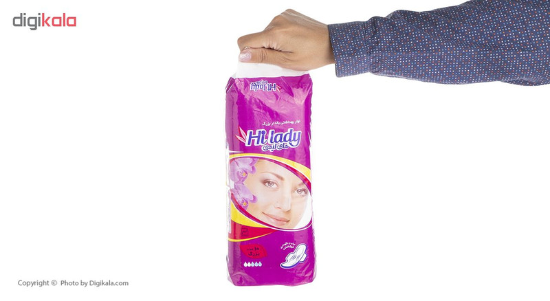 نوار بهداشتی بالدار های لیدی مدل Purple بسته 10 عددی