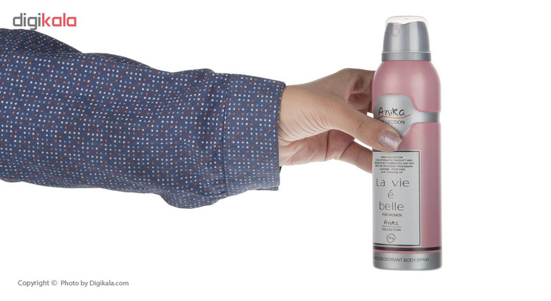 اسپری خوشبو کننده بدن زنانه آنیکا مدل La vie est belle حجم 200 میلی لیتر