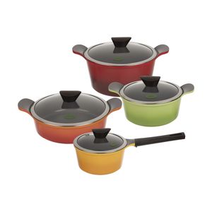 سرویس قابلمه 8 پارچه نئوفلیم مدل Rainbow