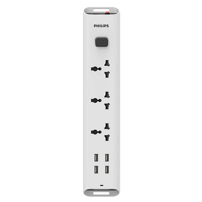 چندراهی و محافظ برق فیلیپس مدل SPN6237WD.94