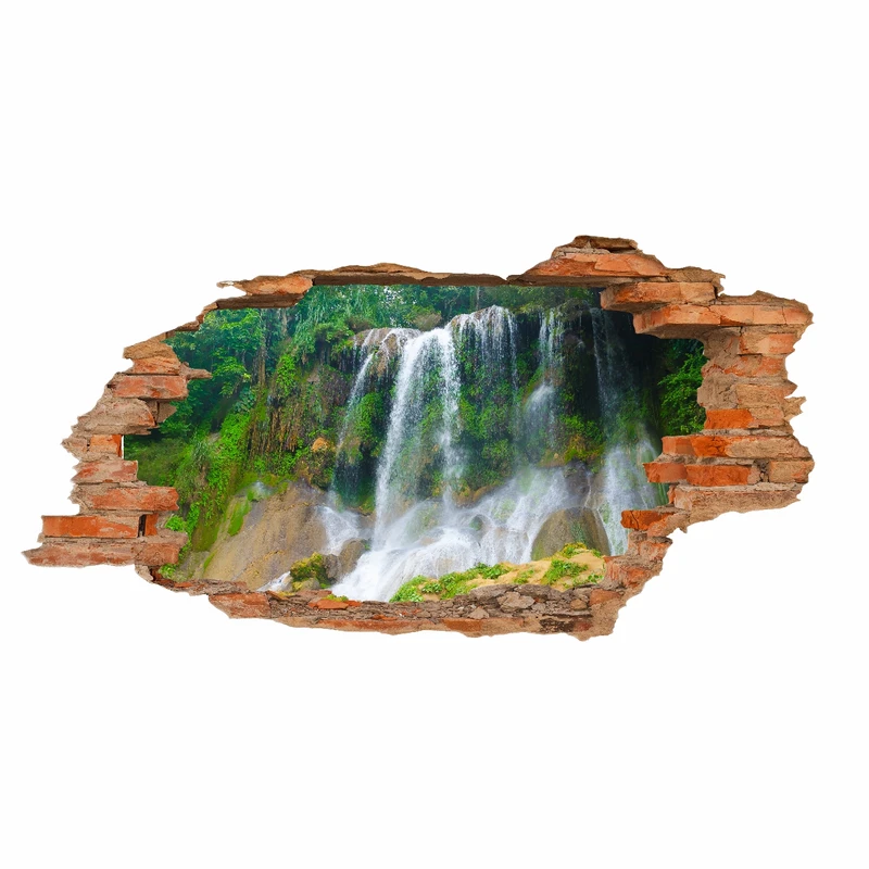 استیکر سه بعدی طرح طبیعت کد 017