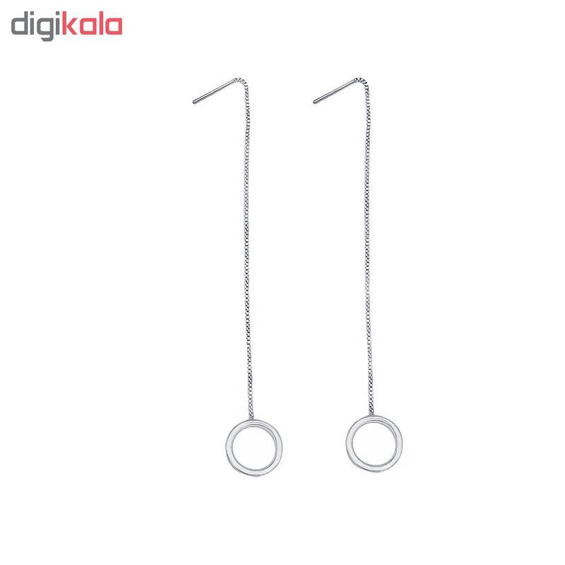 گوشواره نقره زنانه کد LSE03 گوشواره نقره زنانه کد LSE03