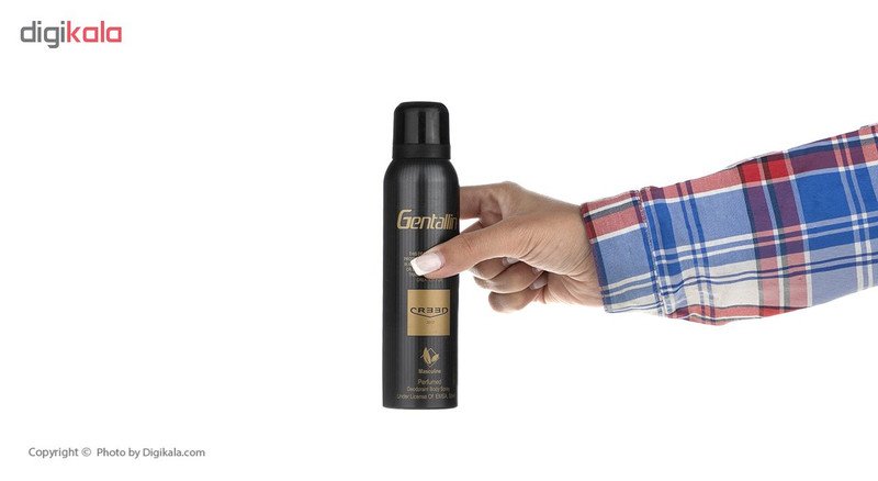 اسپری خوشبو کننده بدن مردانه جنتالین مدل creed حجم 150 میلی لیتر