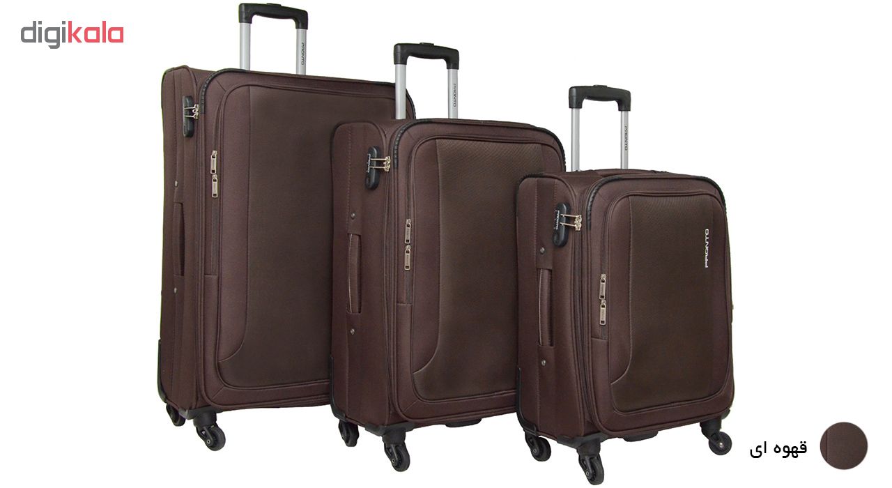 مجموعه سه عددی چمدان پرونتو کد PR 70037