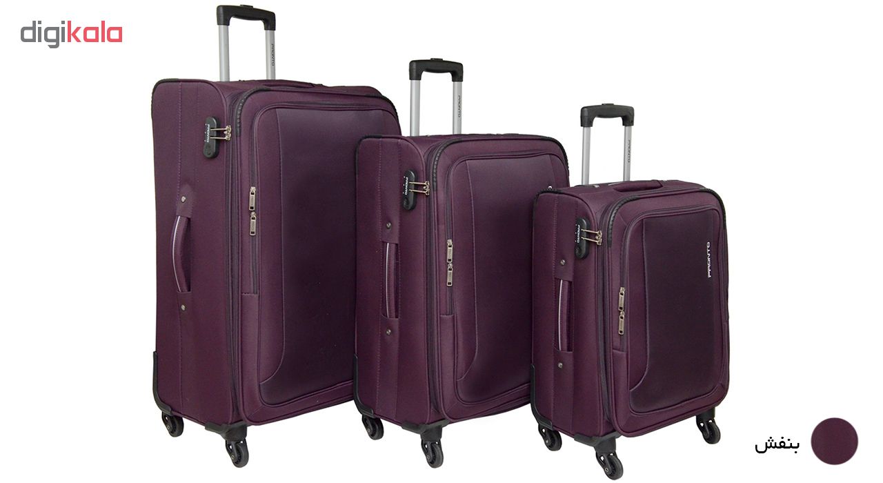 مجموعه سه عددی چمدان پرونتو کد PR 70037
