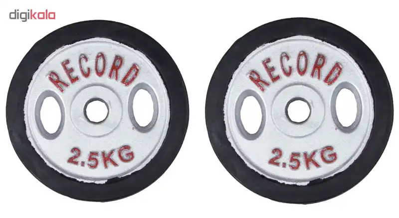 وزنه دمبل رکورد کد 1621 وزن 2.5 کیلوگرم بسته 2 عددی