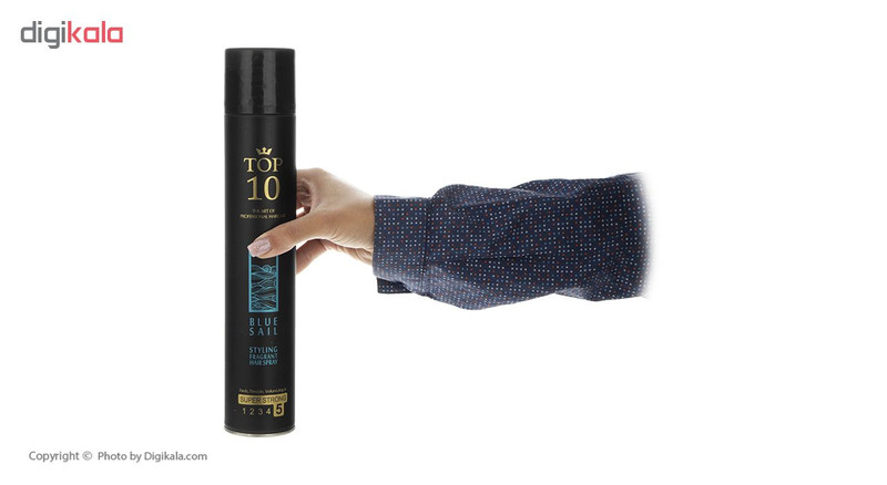 اسپری نگهدارنده حالت مو تاپ تن مدل Blue Sail حجم 500 میلی لیتر اسپری نگهدارنده حالت مو تاپ تن مدل Blue Sail حجم 500 میلی لیتر