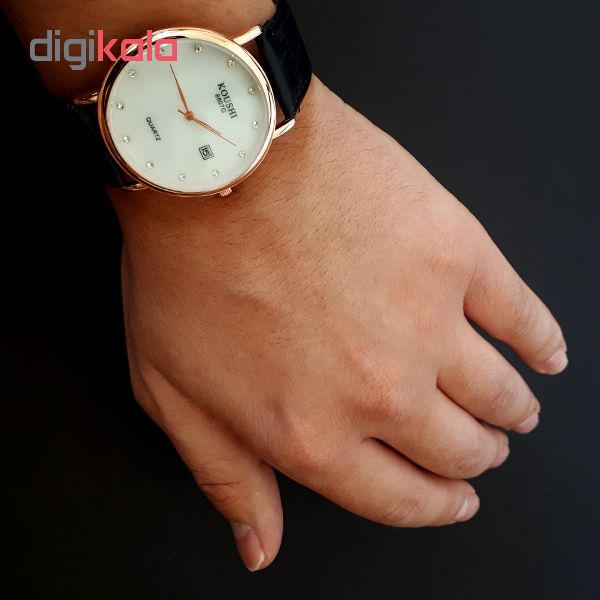 ست ساعت مچی عقربه ای زنانه و مردانه کوشی کد 8807