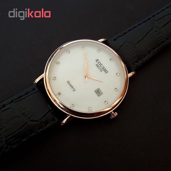 ست ساعت مچی عقربه ای زنانه و مردانه کوشی کد 8807