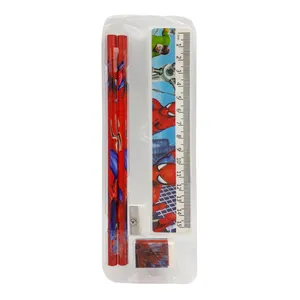 بسته لوازم التحریر مدل اسپایدرمن کد mk835 مجموعه 5 عددی