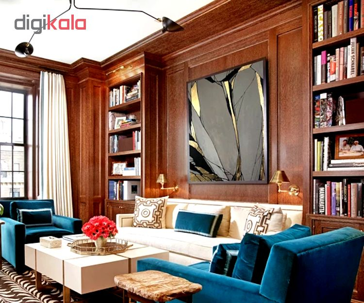 تابلو ورق طلا طرح پروانه کد 002