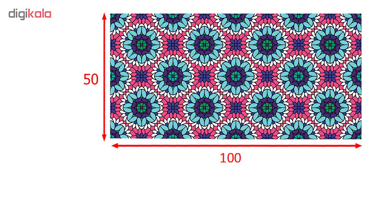 استیکر شیشه صالسو آرت طرح 25 mjr