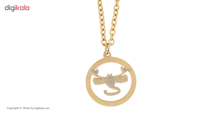 آویز ساعت زنانه طرح ماه آبان مدل AS929