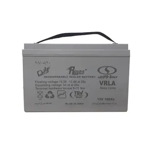 باتری UPS با ولتاژ 12 ولت و شدت جریان 100 آمپرساعت صبا باتری مدل Deep Cycle