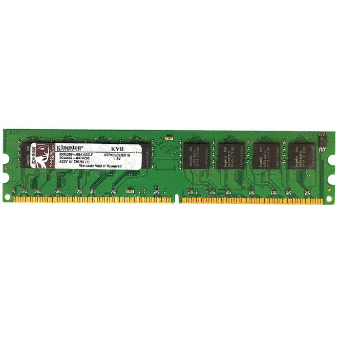 رم دسکتاپ DDR2 تک کاناله 400 مگاهرتز CL3 کینگستون مدل KVR400D2N3 ظرفیت 1 گیگابایت