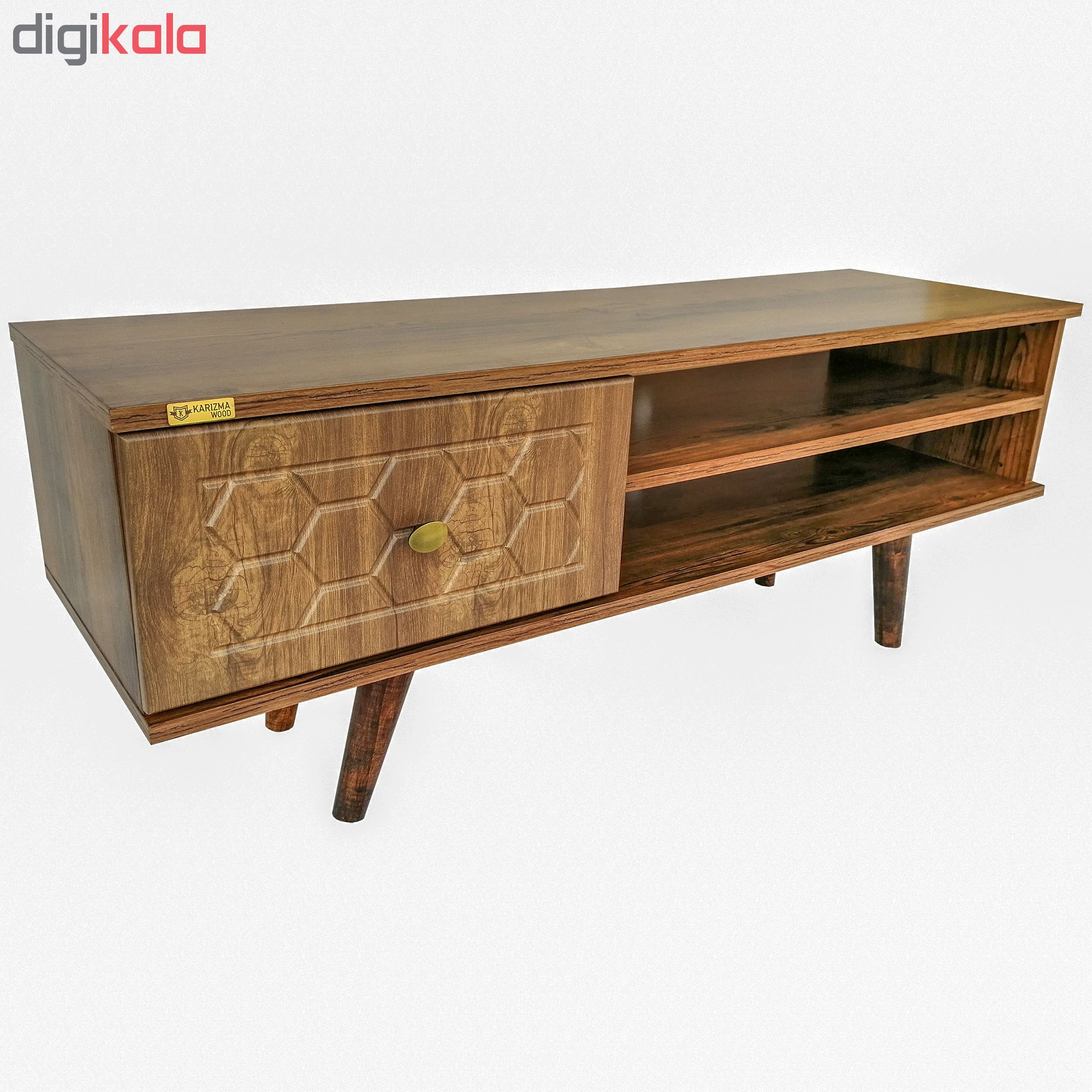 میز تلویزیون کاریزما وود مدل A205 میز تلویزیون کاریزما وود مدل A205