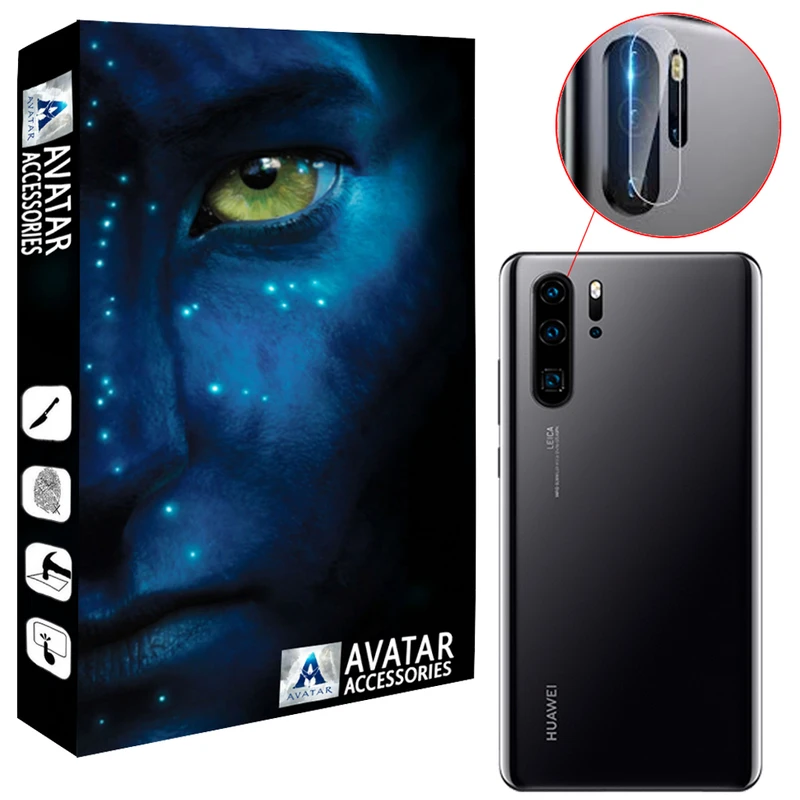 محافظ لنز دوربین آواتار مدل LNZ-GLS-HP30PR-1 مناسب برای گوشی موبایل هوآوی P30 Pro
