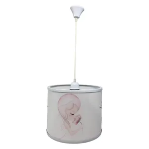 لوستر کودک طرح دختر و اسب تک شاخ کد 44