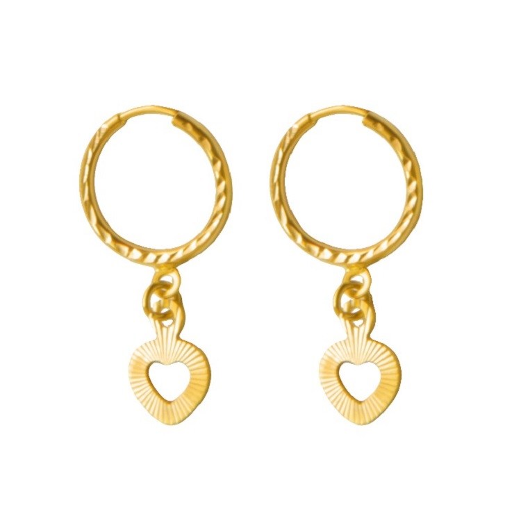 گوشواره طلا 18 عیار زنانه کد E118