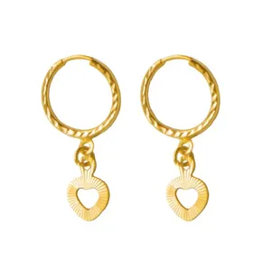 گوشواره طلا 18 عیار زنانه کد E118